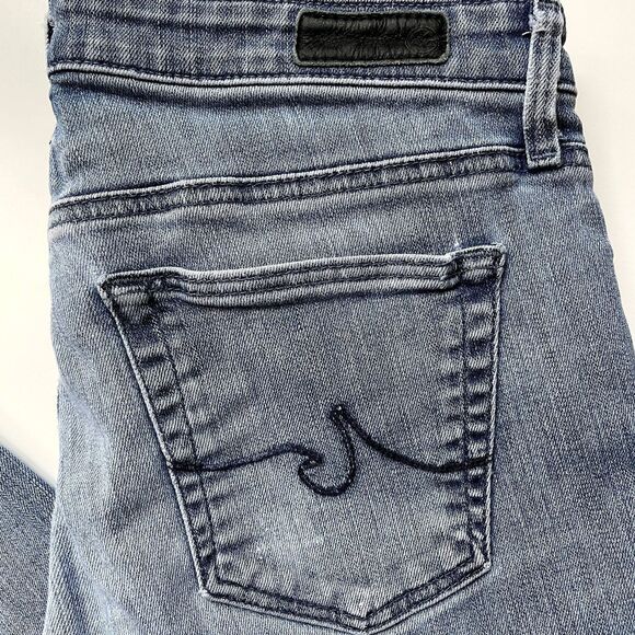 AG Adriano Goldscmied Mid Rise Jeans Stilt Cigarette Leg Ankle Length Denim 27 - Picture 9 of 10